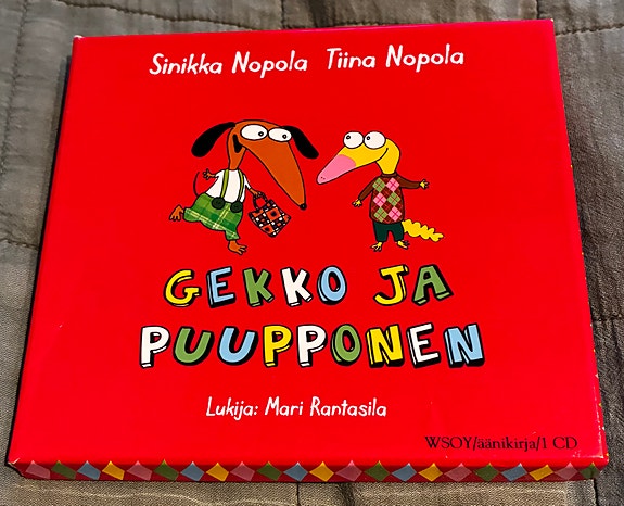 Gekko ja Puupponen – äänikirja (CD) – Sinikka & Tiina Nopola