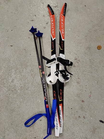 Lasten sukset ja sauvat, 100cm