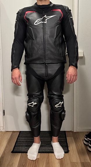 Alpinestars Gp Pro nahkainen ajopuku koko M musta