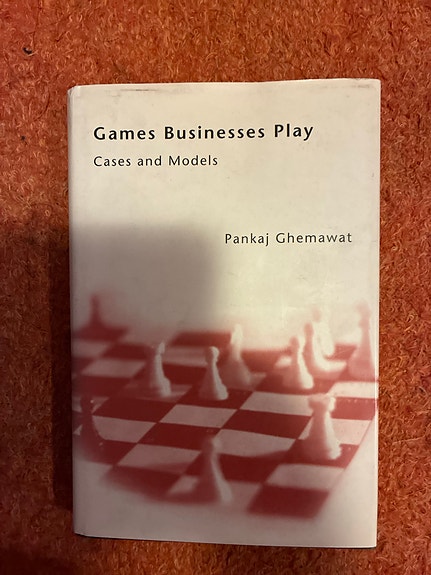 Games Businesses Play -kirja, Pankaj Ghemawat