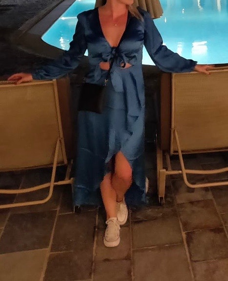 NLY EVE juhla-/cocktailmekko koko 38 sininen