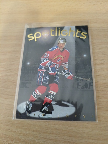 1995-96 Leaf Sisu SM-liiga - Spotlights #4 - Iiro Jarvi