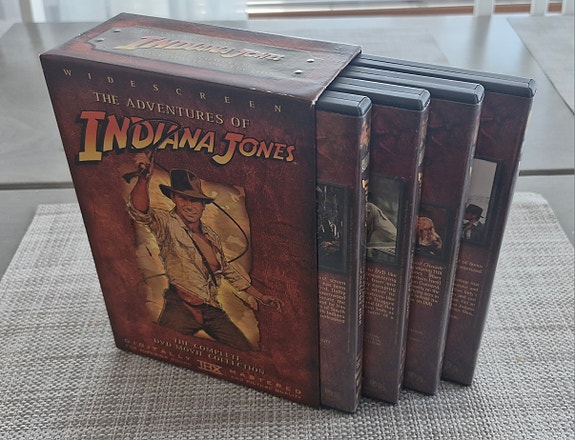 Indiana Jones -elokuvat DVD-boksi