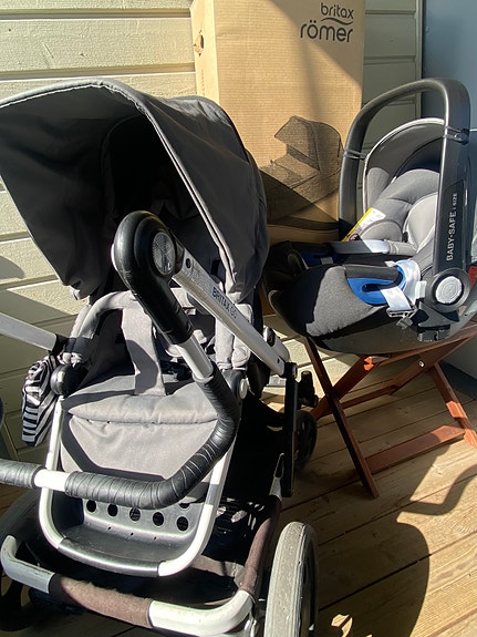 Britax GO prambody, turvakaukalo ja rattaat