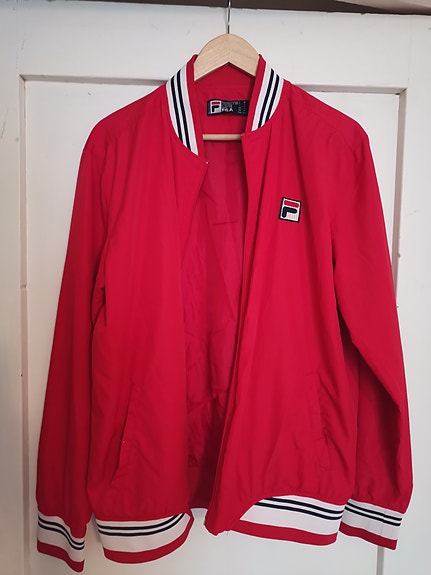 Fila White Line miesten takki M punainen