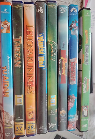 8 kpl dvd