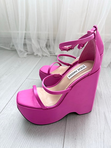 Steve Madden platform-korkokengät koko 37 pinkki