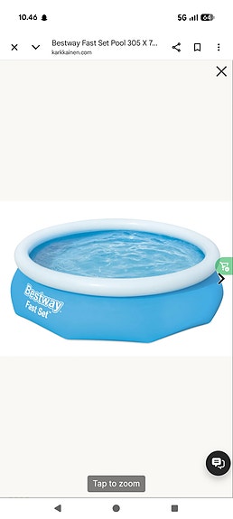 Bestway Fast Set uima-allas sininen