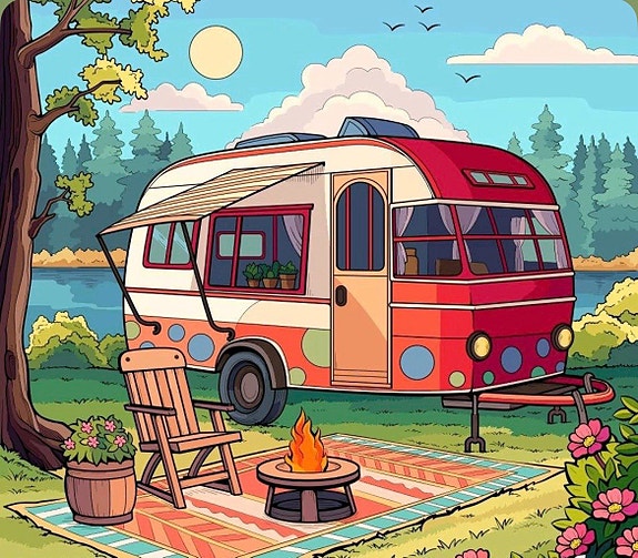 Caravan tarvikkeita