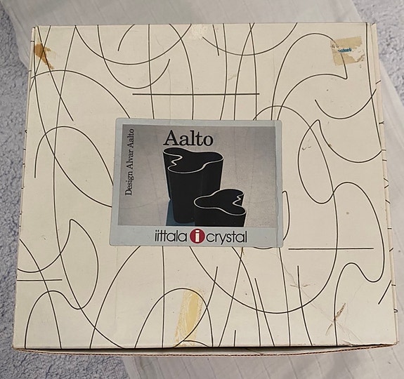 Iittala Aalto maljakko 160mm koboltinsininen
