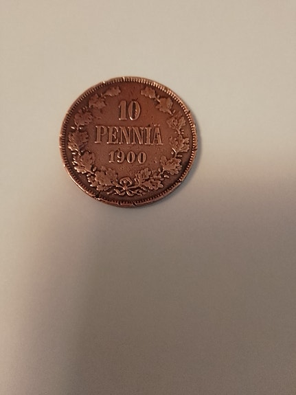 10 penniä 1900