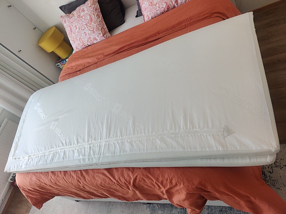 Sijauspatja 180 x 200 x 5 cm (valkoinen)