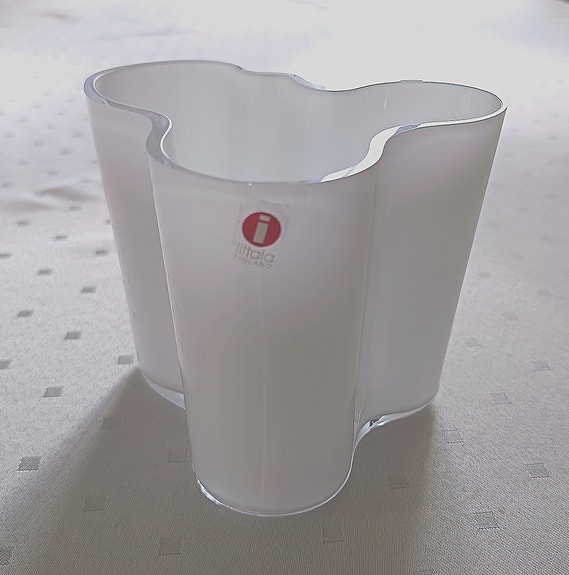 Iittala Aalto maljakko valkoinen