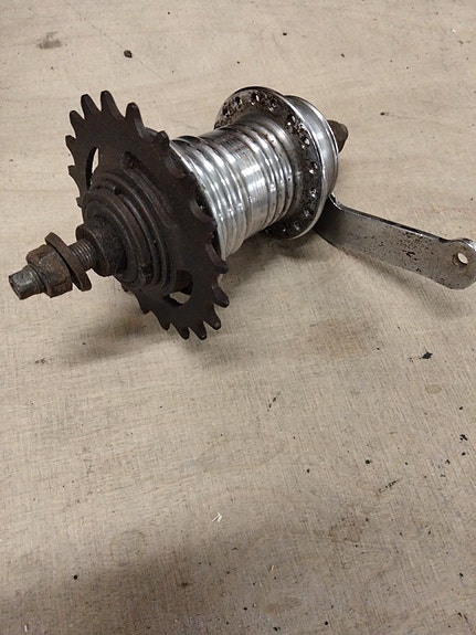 Sachs Torpedo takanapa jalkajarrulla