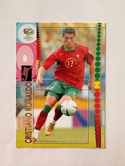 FIFA World Cup Germany 2006 Cristiano Ronaldo keräilykortti