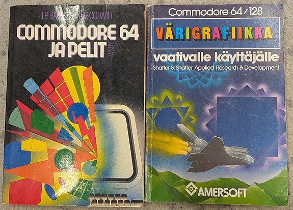Commodore 64 kirjat – Pelit ja värigrafiikka