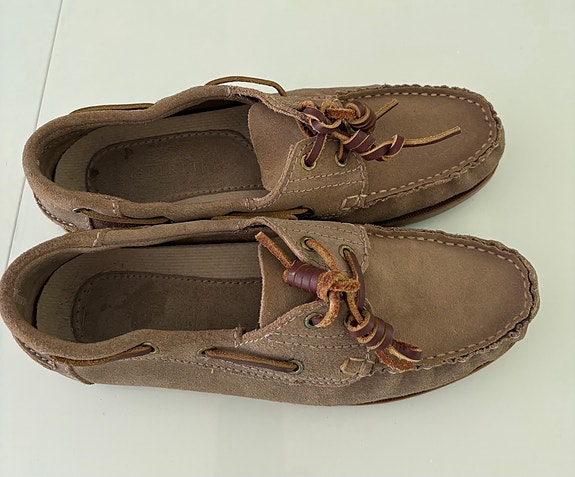 Naisten loaferit/purjehduskengät mokkaa