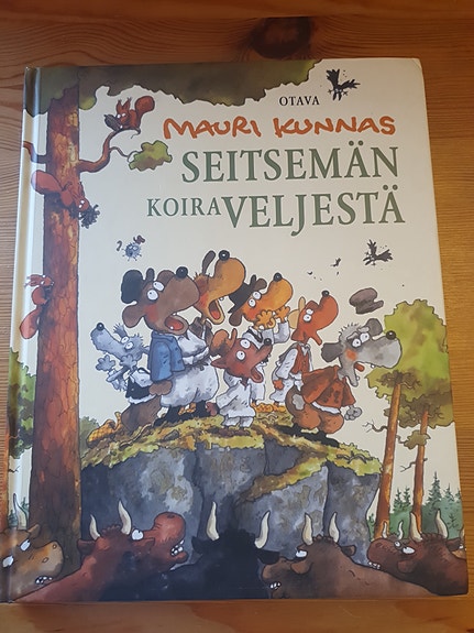 Mauri Kunnas Seitsemän koiraveljestä kirja