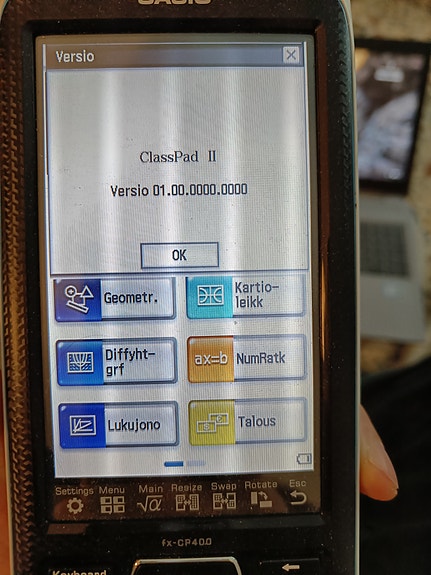 Casio ClassPad II graafinen laskin