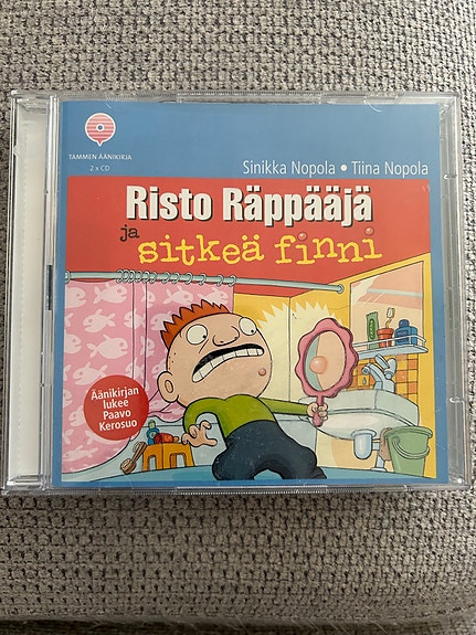 Risto Räppääjä ja sitkeä finni 2 CD äänikirja