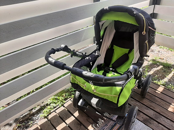 Baby Jogger rattaat vihreä-musta