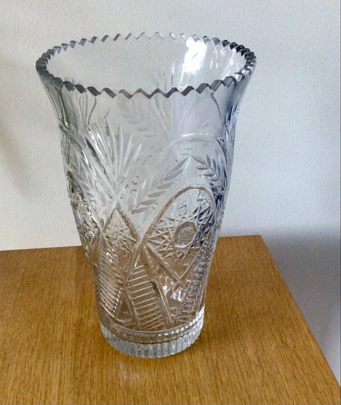 Iso maljakko, Riihimäen lasi 1950-luku