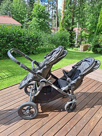 Baby Jogger CitySelect sisarusrattaat vaunukopalla