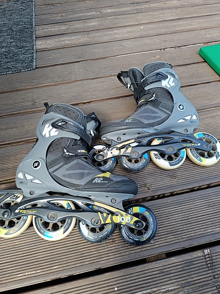 K2 VO2 90 rullaluistimet koko 42,5 harmaa