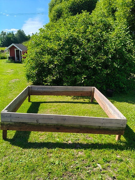 Painekyllästetty kehikko