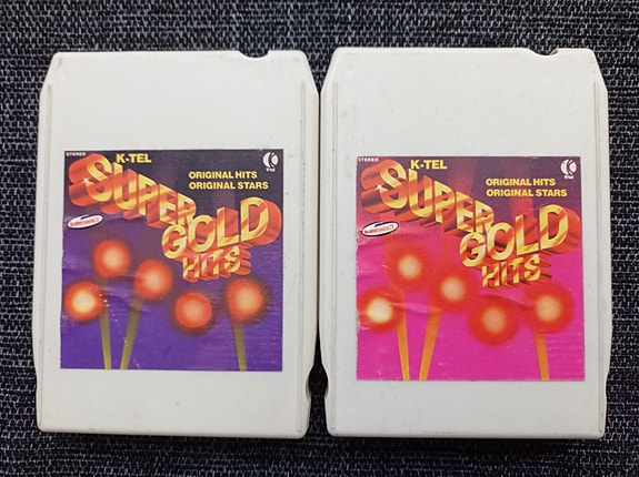 Super Gold Hits Vol. 1 & 2 8-raita kasetit