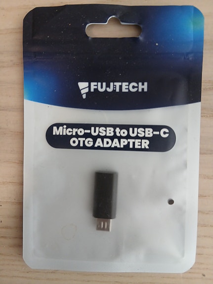 Fujtech Micro-USB to USB-C OTG Adapter