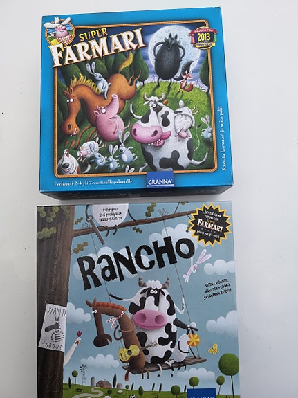 Granna Super Farmari ja Rancho lautapelit