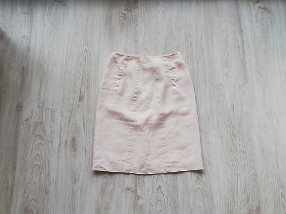 Noa Noa vaaleanpunainen pellavahame (100% pellava) S
