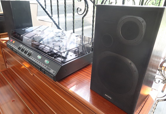 Asa 3300 hifi Studiotrio & kaiuttimet Philips AK141, ääninäyte