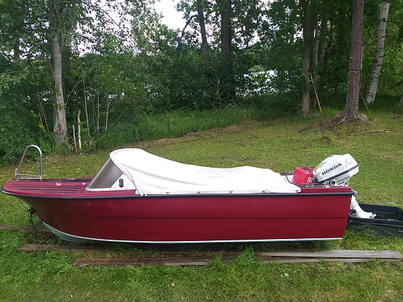 Tuulilasivene+honda 5hp