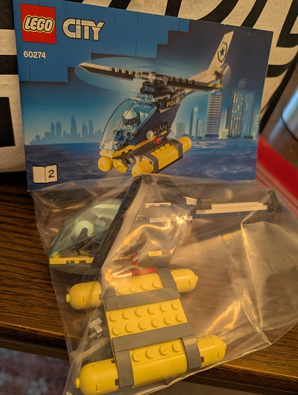 Lego City 60274 helikopteri