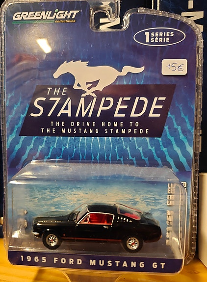 Pienoismalli Ford Mustang GT 1965 1/64