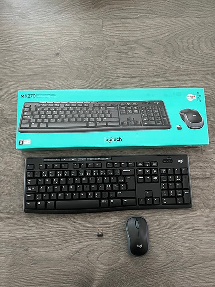 Logitech MK270 langaton näppäimistö ja hiiri