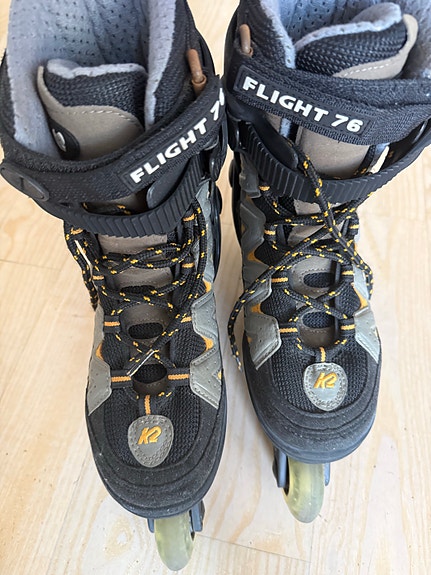 K2 Flight 76 rullaluistimet koko 39 musta/harmaa