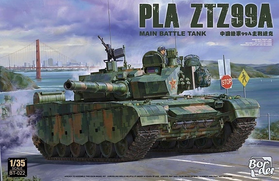 Border 1/35 PLA ZTZ99A MBT