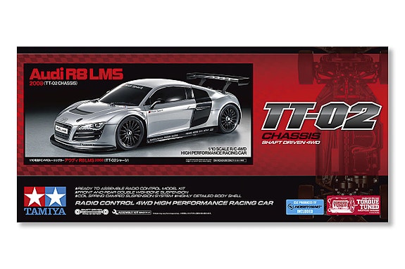 1/10 R/C Audi R8 LMS 2008 (TT-02)