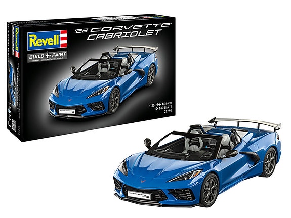 Revell 1/25 Chevrolet Corvette C8 Cabriolet '22