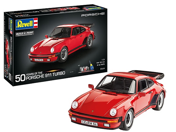 Revell 1/24 Gift Set Porsche 911 Turbo 50th Anniv.
