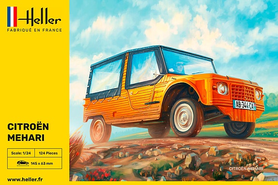 Heller 1/24 Citroen Mehari (Version 1) pienoismalli