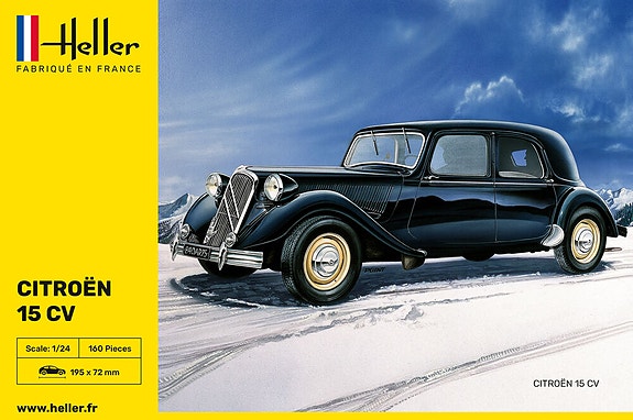 Heller 1/24 Citroen 15 CV pienoismalli