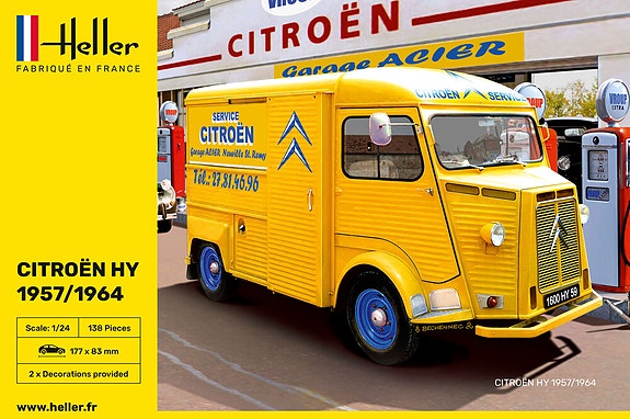 Heller 1/24 Citroen HY 57/64 Service Citroen pienoismalli