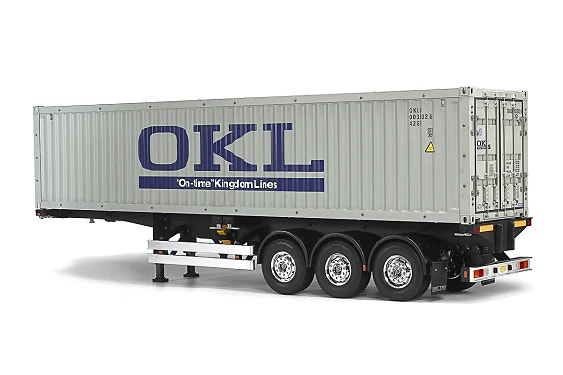 1/14 R/C 40-Foot Container 3-Axle Semi-Trailer