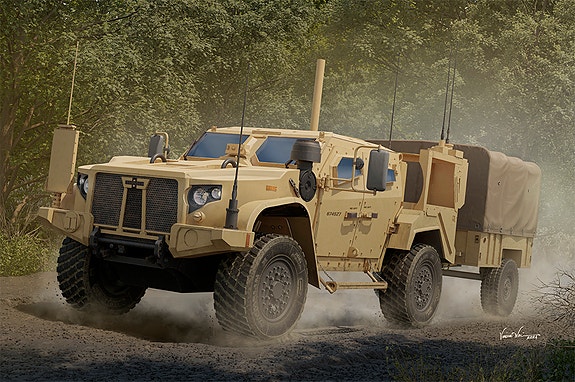 Ilovekit 1/35 M1280 LMTV /W M1101 Tactical Trailer (LTT)