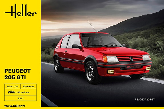Heller 1/24 Peugeot 205 GTI