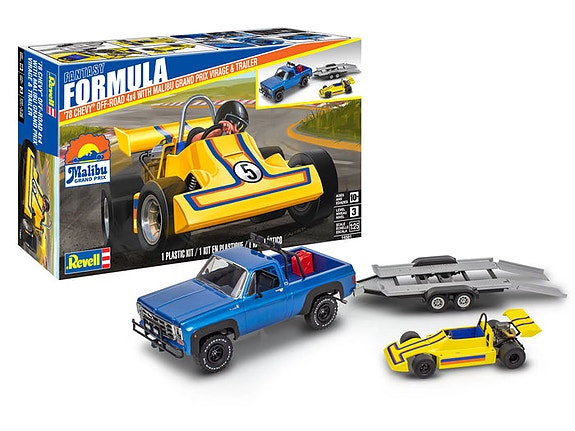 Revell 1/25 '78 Chevy 4x4 Pickup with Go-kart